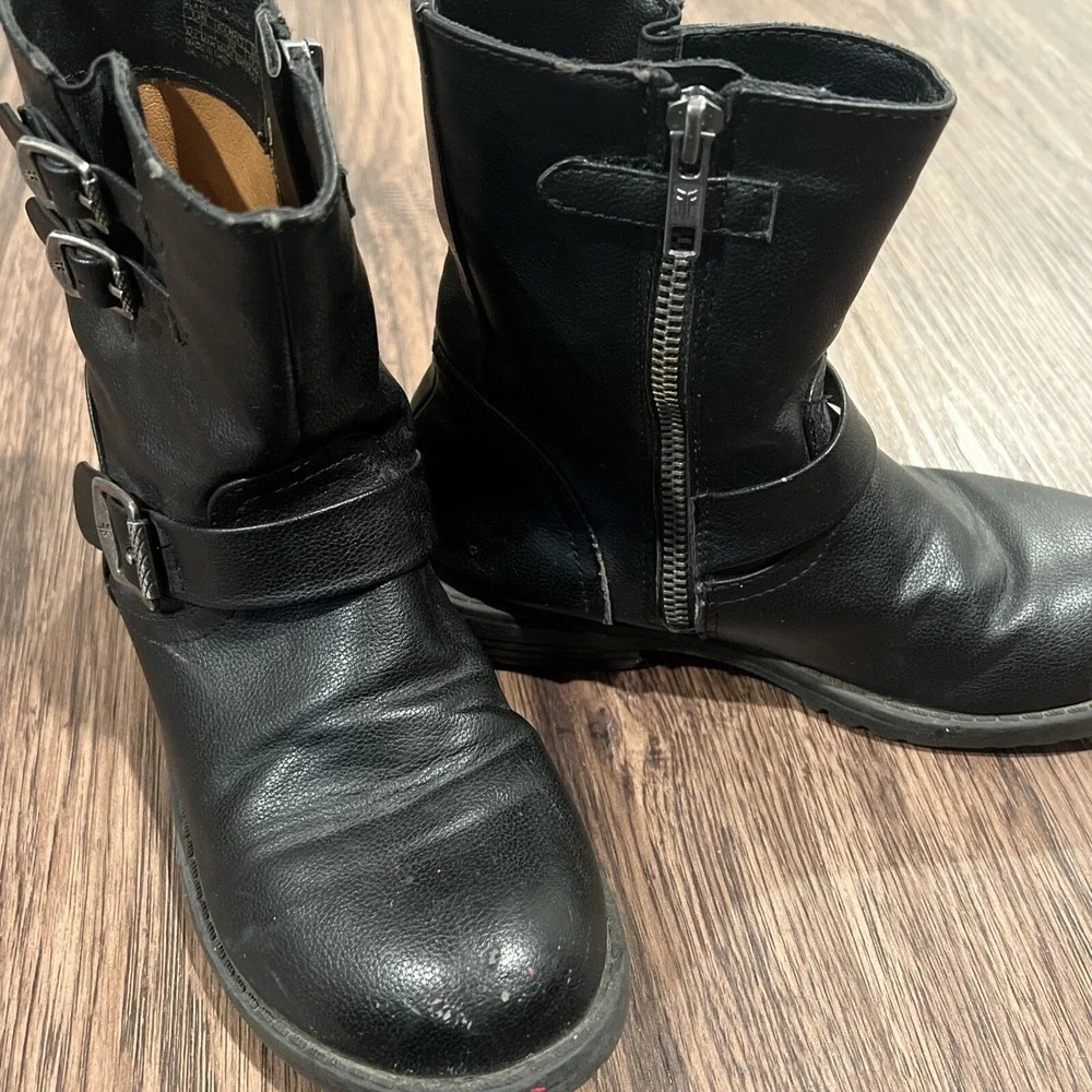 FRYE Veronica Bucle-strap Engineer Boot Toddler Little Kid Size 1